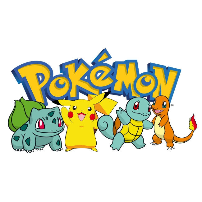 Pokemon Clear Vinyl Stick Jump Start 8 Fiberglass Rib 21" Umbrella.